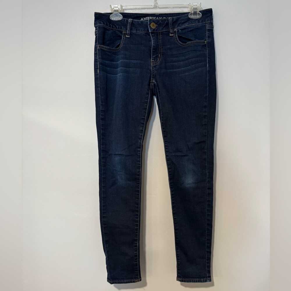 American Eagle Jegging Super Stretch Blue Jeans Size 6